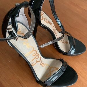 Sam Edelman black strappy heels